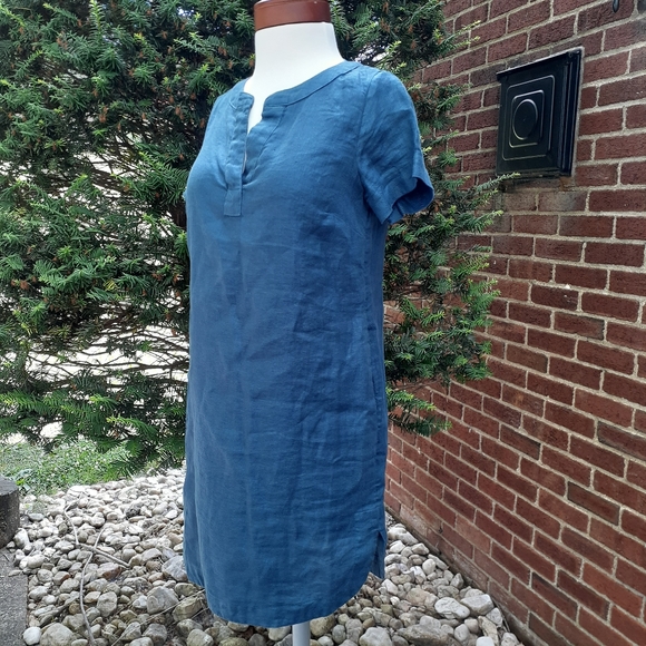 Sigrid Olsen Linen Tunic Short Dress Spring - Picture 4 of 10
